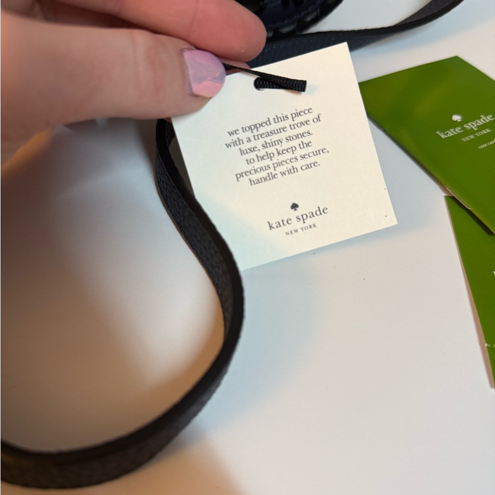Kate Spade Navy “Set in Stone” Crossbody Bag with matching wallet - Picture 11 of 12